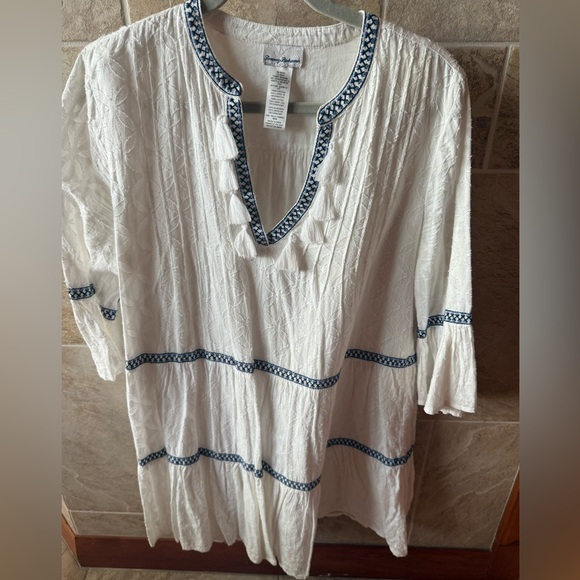 Tommy Bahama Dresses & Skirts - Tommy Bahama White Tunic Dress size M